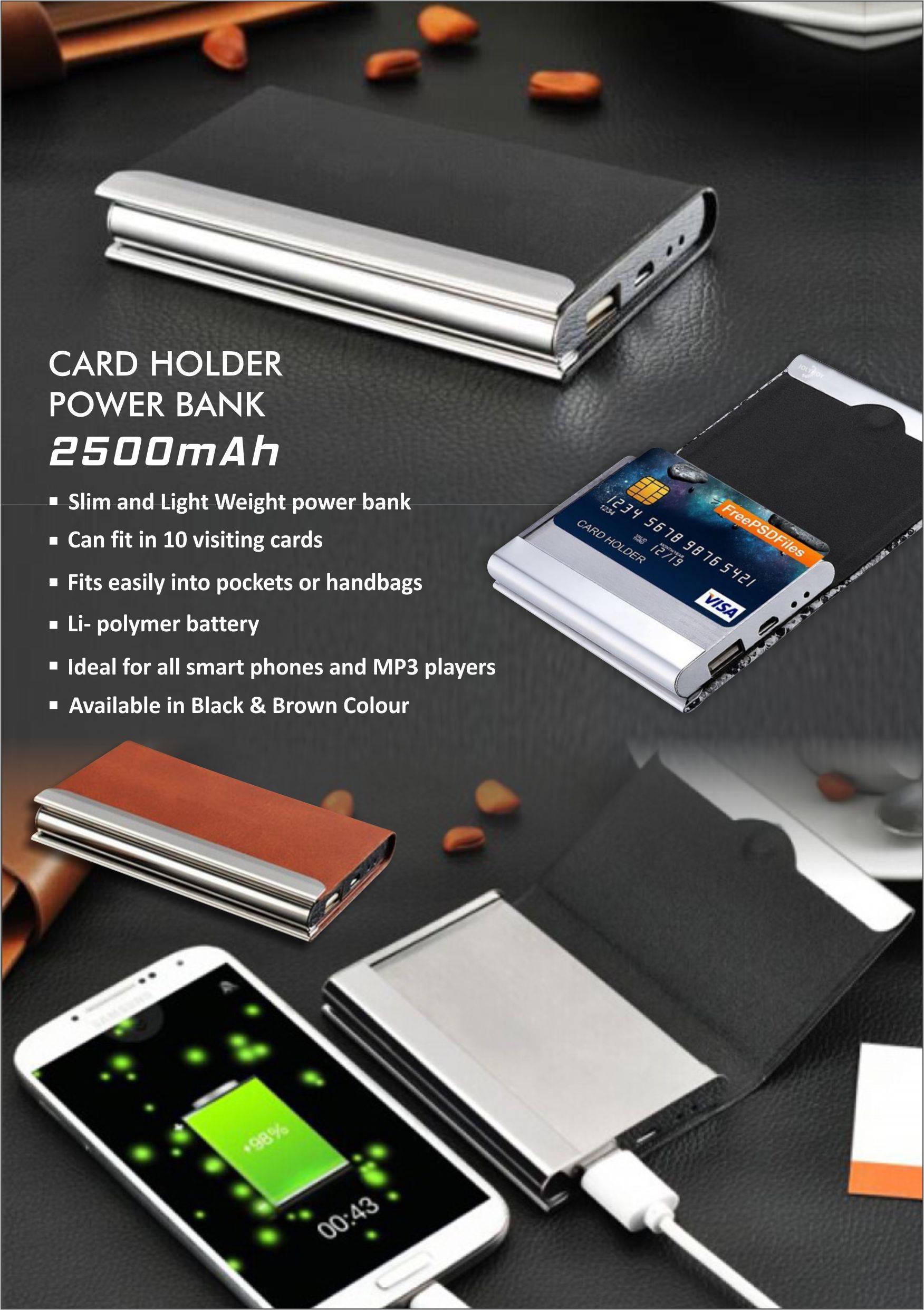 Power Banks : Slim power banks for corporate promotional events